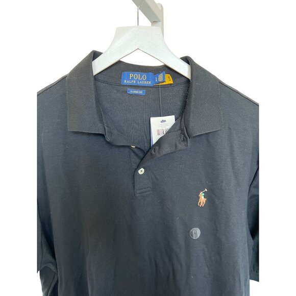 Ralph Lauren Classic Black Polo Shirt - Picture 2 of 4